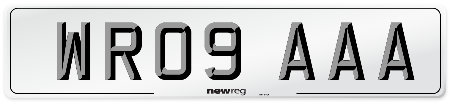 WR09 AAA Number Plate from New Reg
